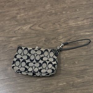 Coach Monogram Wristlet